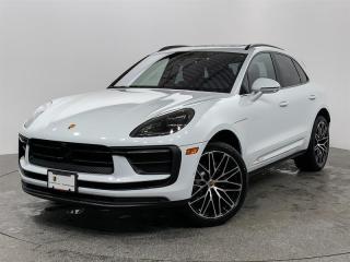 Introducing the 2024 Porsche Macan AWD showcased in the timeless Carrara White Metallic exterior with a tasteful Black/Bordeaux Red Two-Tone Leather Package Seat interior. Equipped with the prestigious Premium Plus Package, 21" Rs Spyder Design Wheels, Roof Rails In High Gloss Black and much more!   For more details or to schedule a test drive with one of our highly trained sales executives please call or send a website enquiry now before it is gone. 604-530-8911.  Porsche Center Langley has won the prestigious Porsche Premier Dealer Award seven years in a row. We are centrally located just a short distance from Highway 1 in beautiful Langley, British Columbia. Our hope is to have you driving your dream vehicle soon.