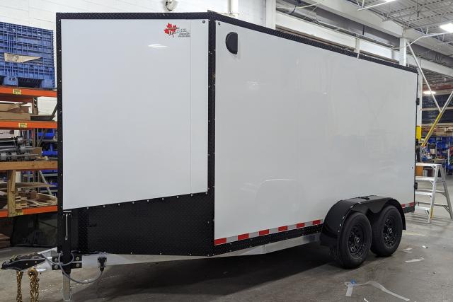2024 Canadian Trailer Company 7x14 V Nose Cargo Trailer Aluminum Tandem Axle Photo1