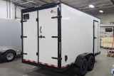 2024 Canadian Trailer Company 7x14 V Nose Cargo Trailer Aluminum Tandem Axle Photo10