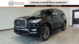 Used 2018 Infiniti QX80 **SOLD** Tech Pkg | Theater Pkg | Accident Free for sale in Winnipeg, MB