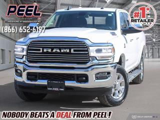 2019 Ram 2500 Laramie Crew Cab | 6.7L Cummins Diesel | Level 1 Equipment Group | Towing Technology Group | Heated & Ventilated Leather Seats | Heated Steering Wheel | 360 Surround View Camera | Remote Start | Remote Proximity Keyless Entry | Class V Hitch Receiver | Trailer Brake Control | Uconnect 8.4" Touchscreen | 9 Speaker Alpine Audio System | Apple CarPlay | Android Auto | Remote Tailgate Release

One Owner Clean Carfax

Elevate your towing experience with the robust 2019 Ram 2500 Laramie Crew Cab, powered by the formidable 6.7L Cummins Diesel engine. This powerhouse of a truck is equipped with the Level 1 Equipment Group, ensuring unparalleled comfort, convenience, and performance on every journey. With features like ventilated front seats, a heated steering wheel, and a power-adjustable drivers seat with memory settings, youll enjoy a luxurious driving experience every time you hit the road. The Towing Technology Group takes your towing capabilities to the next level with advanced safety and towing features, including a surround-view camera system, trailer reverse guidance, and blind-spot monitoring with trailer detection. Whether youre hauling heavy loads or navigating tight spaces, this truck has you covered with its cutting-edge technology and impressive towing prowess. With its immaculate condition and meticulously maintained 6.7L Cummins Diesel engine, this 2019 Ram 2500 Laramie Crew Cab is ready to tackle any task with ease and confidence. Dont miss out on the opportunity to own this exceptional truck that offers unmatched performance, versatility, and reliability.
_____________________________________________________

We have a fantastic selection of freshly traded vehicles ready for anyone looking to SAVE BIG $$$!!! Over 7 acres and 1000 New & Used vehicles in inventory!

WE TAKE ALL TRADES & CREDIT. WE SHIP ANYWHERE IN CANADA! OUR TEAM IS READY TO SERVE YOU 7 DAYS! COME SEE WHY NOBODY BEATS A DEAL FROM PEEL! Your Source for ALL make and models used cars and trucks
______________________________________________________

*FREE CarFax (click the link above to check it out at no cost to you!)*

*FULLY CERTIFIED! (Have you seen some of these other dealers stating in their advertisements that certification is an additional fee? NOT HERE! Our certification is already included in our low sale prices to save you more!)

______________________________________________________

Have you followed us on YouTube, Instagram and TikTok yet? We have Monthly giveaways to Subscribers!

Serving, Toronto, Mississauga, Oakville, Hamilton, Niagara, Kingston, Oshawa, Ajax, Markham, Brampton, Barrie, Vaughan, Parry Sound, Sudbury, Sault Ste. Marie and Northern Ontario! We have nearly 1000 new and used vehicles available to choose from.

Peel Chrysler in Mississauga, Ontario serves and delivers to buyers from all corners of Ontario and Canada including Toronto, Oakville, North York, Richmond Hill, Ajax, Hamilton, Niagara Falls, Brampton, Thornhill, Scarborough, Vaughan, London, Windsor, Cambridge, Kitchener, Waterloo, Brantford, Sarnia, Pickering, Huntsville, Milton, Woodbridge, Maple, Aurora, Newmarket, Orangeville, Georgetown, Stouffville, Markham, North Bay, Sudbury, Barrie, Sault Ste. Marie, Parry Sound, Bracebridge, Gravenhurst, Oshawa, Ajax, Kingston, Innisfil and surrounding areas. On our website www.peelchrysler.com, you will find a vast selection of new vehicles including the new and used Ram 1500, 2500 and 3500. Chrysler Grand Caravan, Chrysler Pacifica, Jeep Cherokee, Wrangler and more. All vehicles are priced to sell. We deliver throughout Canada. website or call us 1-866-652-6197. 

All advertised prices are for cash sale only. Optional Finance and Lease terms are available. A Loan Processing Fee of $499 may apply to facilitate selected Finance or Lease options. If opting to trade an encumbered vehicle towards a purchase and require Peel Chrysler to facilitate a lien payout on your behalf, a Lien Payout Fee of $299 may apply. Contact us for details. Peel Chrysler Pre-Owned Vehicles come standard with only one key.