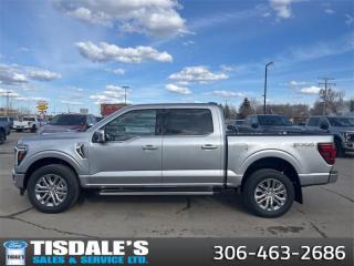<b>FX4 Off-Road Package, Leather Seats, 20 inch Chrome Wheels, Tow Package!</b><br> <br> <br> <br>Check out the large selection of new Fords at Tisdales today!<br> <br>  Thia 2024 F-150 is a truck that perfectly fits your needs for work, play, or even both. <br> <br>Just as you mould, strengthen and adapt to fit your lifestyle, the truck you own should do the same. The Ford F-150 puts productivity, practicality and reliability at the forefront, with a host of convenience and tech features as well as rock-solid build quality, ensuring that all of your day-to-day activities are a breeze. Theres one for the working warrior, the long hauler and the fanatic. No matter who you are and what you do with your truck, F-150 doesnt miss.<br> <br> This iconic silver metallic Crew Cab 4X4 pickup   has an automatic transmission and is powered by a  400HP 3.5L V6 Cylinder Engine.<br> <br> Our F-150s trim level is Lariat. This F-150 Lariat is decked with great standard features such as premium Bang & Olufsen audio, ventilated and heated leather-trimmed seats with lumbar support, remote engine start, adaptive cruise control, FordPass 5G mobile hotspot, and a 12-inch infotainment screen powered by SYNC 4 with inbuilt navigation, Apple CarPlay and Android Auto. Safety features also include blind spot detection, lane keeping assist with lane departure warning, front and rear collision mitigation, and an aerial view camera system. This vehicle has been upgraded with the following features: Fx4 Off-road Package, Leather Seats, 20 Inch Chrome Wheels, Tow Package. <br><br> View the original window sticker for this vehicle with this url <b><a href=http://www.windowsticker.forddirect.com/windowsticker.pdf?vin=1FTFW5L86RFA35014 target=_blank>http://www.windowsticker.forddirect.com/windowsticker.pdf?vin=1FTFW5L86RFA35014</a></b>.<br> <br>To apply right now for financing use this link : <a href=http://www.tisdales.com/shopping-tools/apply-for-credit.html target=_blank>http://www.tisdales.com/shopping-tools/apply-for-credit.html</a><br><br> <br/>    0% financing for 60 months. 1.99% financing for 84 months. <br> Buy this vehicle now for the lowest bi-weekly payment of <b>$501.43</b> with $0 down for 84 months @ 1.99% APR O.A.C. ( Plus applicable taxes -  $699 administration fee included in sale price.   ).  Incentives expire 2024-05-31.  See dealer for details. <br> <br>Tisdales is not your standard dealership. Sales consultants are available to discuss what vehicle would best suit the customer and their lifestyle, and if a certain vehicle isnt readily available on the lot, one will be brought in. o~o