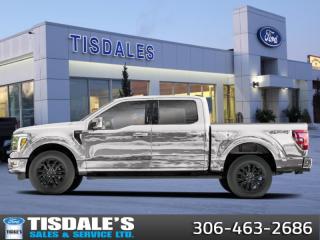 <b>Leather Seats, FX4 Off-Road Package, Sunroof, Premium Audio, 20 inch Chrome Wheels!</b><br> <br> <br> <br>Check out the large selection of new Fords at Tisdales today!<br> <br>  A true class leader in towing and hauling capabilities, this 2024 Ford F-150 isnt your usual work truck, but the best in the business. <br> <br>Just as you mould, strengthen and adapt to fit your lifestyle, the truck you own should do the same. The Ford F-150 puts productivity, practicality and reliability at the forefront, with a host of convenience and tech features as well as rock-solid build quality, ensuring that all of your day-to-day activities are a breeze. Theres one for the working warrior, the long hauler and the fanatic. No matter who you are and what you do with your truck, F-150 doesnt miss.<br> <br> This star white tri-coat Crew Cab 4X4 pickup   has an automatic transmission and is powered by a  400HP 3.5L V6 Cylinder Engine.<br> <br> Our F-150s trim level is Lariat. This F-150 Lariat is decked with great standard features such as premium Bang & Olufsen audio, ventilated and heated leather-trimmed seats with lumbar support, remote engine start, adaptive cruise control, FordPass 5G mobile hotspot, and a 12-inch infotainment screen powered by SYNC 4 with inbuilt navigation, Apple CarPlay and Android Auto. Safety features also include blind spot detection, lane keeping assist with lane departure warning, front and rear collision mitigation, and an aerial view camera system. This vehicle has been upgraded with the following features: Leather Seats, Fx4 Off-road Package, Sunroof, Premium Audio, 20 Inch Chrome Wheels, Tow Package, Spray-in Bedliner. <br><br> View the original window sticker for this vehicle with this url <b><a href=http://www.windowsticker.forddirect.com/windowsticker.pdf?vin=1FTFW5L87RFA26970 target=_blank>http://www.windowsticker.forddirect.com/windowsticker.pdf?vin=1FTFW5L87RFA26970</a></b>.<br> <br>To apply right now for financing use this link : <a href=http://www.tisdales.com/shopping-tools/apply-for-credit.html target=_blank>http://www.tisdales.com/shopping-tools/apply-for-credit.html</a><br><br> <br/>    0% financing for 60 months. 2.99% financing for 84 months. <br> Buy this vehicle now for the lowest bi-weekly payment of <b>$576.39</b> with $0 down for 84 months @ 2.99% APR O.A.C. ( Plus applicable taxes -  $699 administration fee included in sale price.   ).  Incentives expire 2024-04-30.  See dealer for details. <br> <br>Tisdales is not your standard dealership. Sales consultants are available to discuss what vehicle would best suit the customer and their lifestyle, and if a certain vehicle isnt readily available on the lot, one will be brought in. o~o