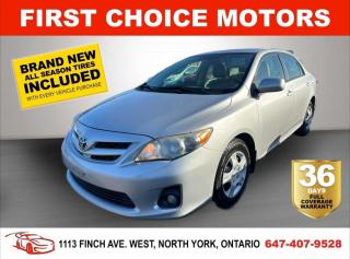 Used 2011 Toyota Corolla LE ~AUTOMATIC, FULLY CERTIFIED WITH WARRANTY!!!~ for sale in North York, ON