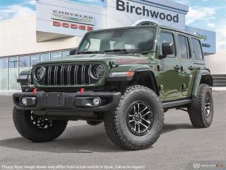 New 2024 Jeep Wrangler Rubicon X Efficiency meets Off-road! | Uconnect 5W with 12.3–inch display | Apple CarPlay capable for sale in Winnipeg, MB