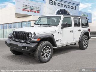 New 2024 Jeep Wrangler Sport S Uconnect 5W with 12.3–inch display for sale in Winnipeg, MB