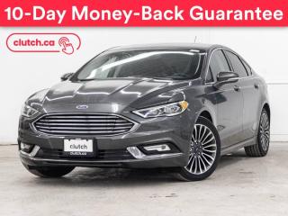 Used 2017 Ford Fusion SE AWD w/ Luxury Pkg w/ A/C, Rearview Cam, Nav for sale in Bedford, NS