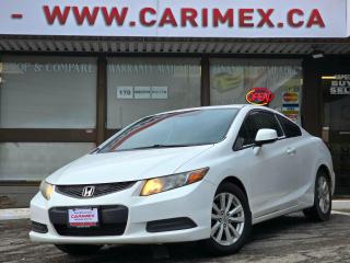 Great Condition Honda Civic Coupe EX! Equipped with a Sunroof, Alloys, Bluetooth, Cruise Control, Power Group, A./C.