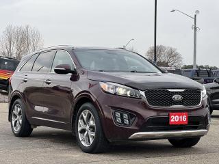 Used 2016 Kia Sorento 2.0L SX LEATHER | HEATED SEATS & WHEEL | PANORAMIC SUNROOF for sale in Kitchener, ON