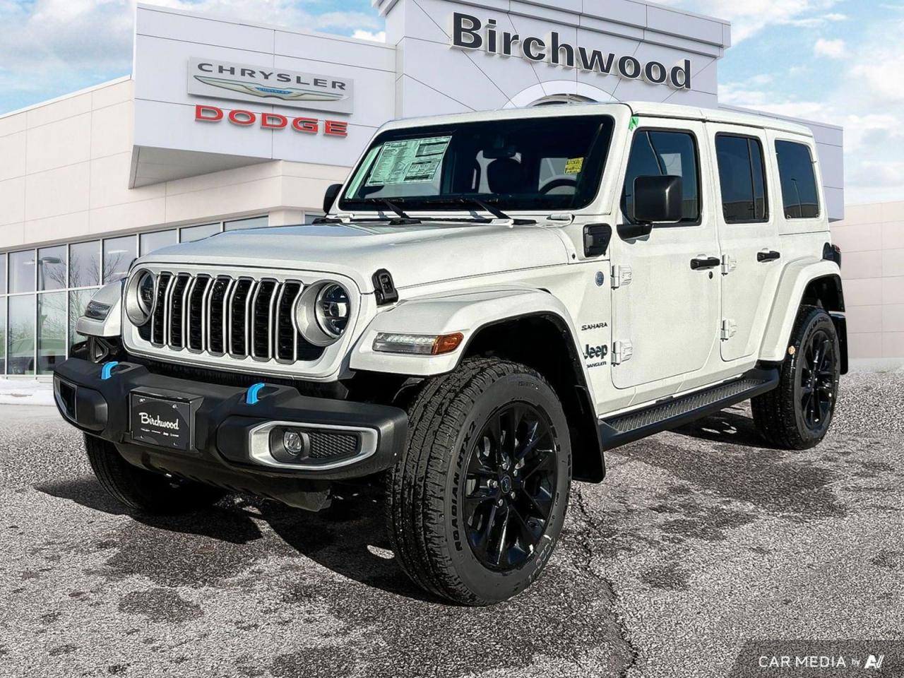 New 2024 Jeep Wrangler Sahara Efficiency meets Off-road! | Premium McKinley leather–faced seats for sale in Winnipeg, MB