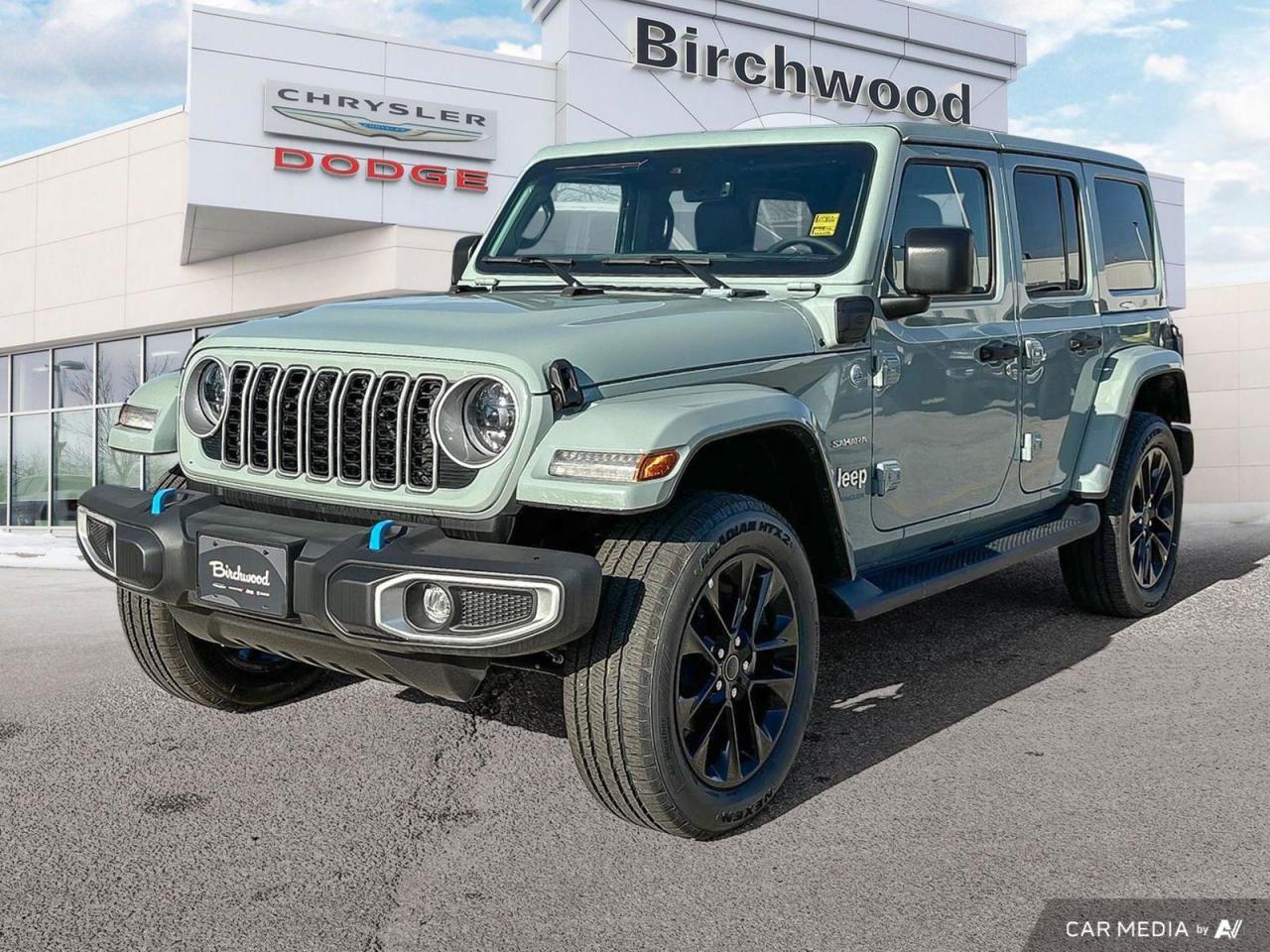 New 2024 Jeep Wrangler Sahara Efficiency meets Off-road! | Premium McKinley leather–faced seats for sale in Winnipeg, MB