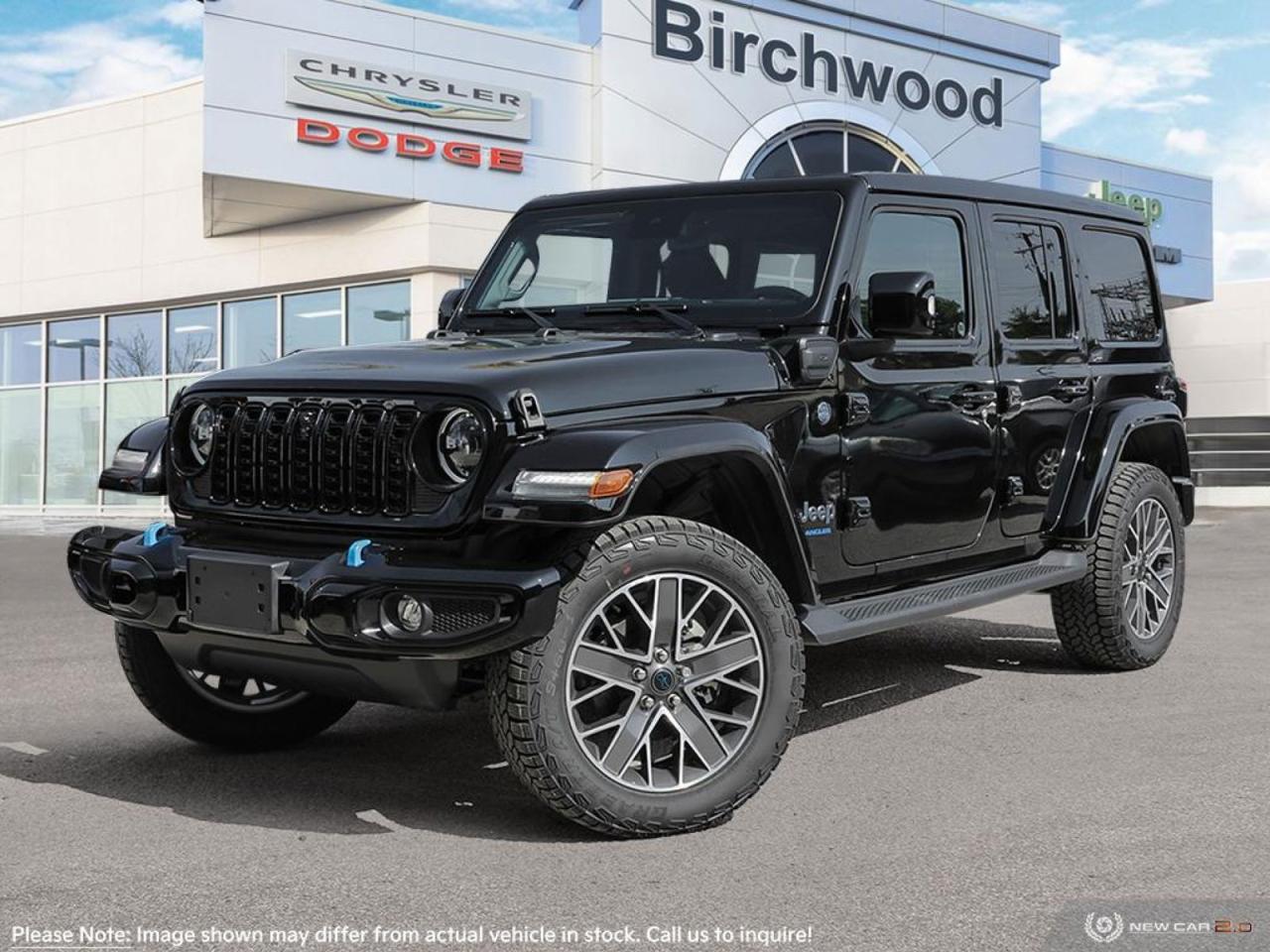 New 2024 Jeep Wrangler High Altitude PLUG IN HYBRID | Uconnect 5W with 12.3–inch display | Apple CarPlay capable for sale in Winnipeg, MB