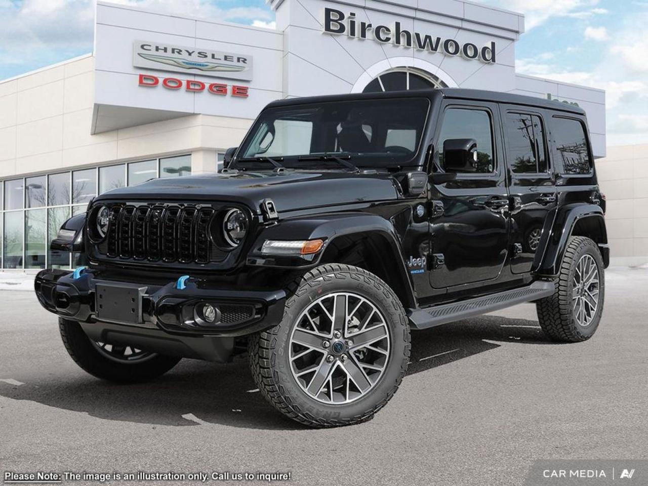 New 2024 Jeep Wrangler High Altitude PLUG IN HYBRID | Uconnect 5W with 12.3–inch display | Apple CarPlay capable for sale in Winnipeg, MB