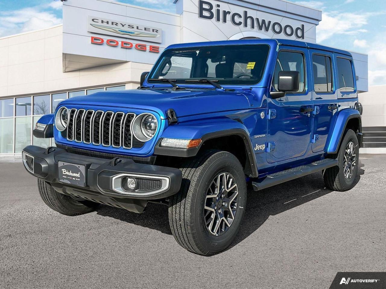 New 2024 Jeep Wrangler Sahara Body–colour Freedom Top 3–piece modular hardtop for sale in Winnipeg, MB