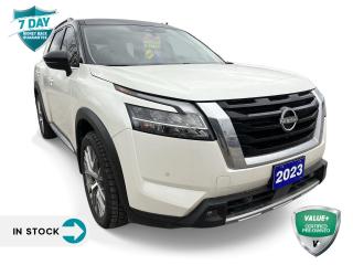 Used 2023 Nissan Pathfinder Platinum | 4x4!!! LEATHER | SUNROOF | LOWN KMS | for sale in Barrie, ON