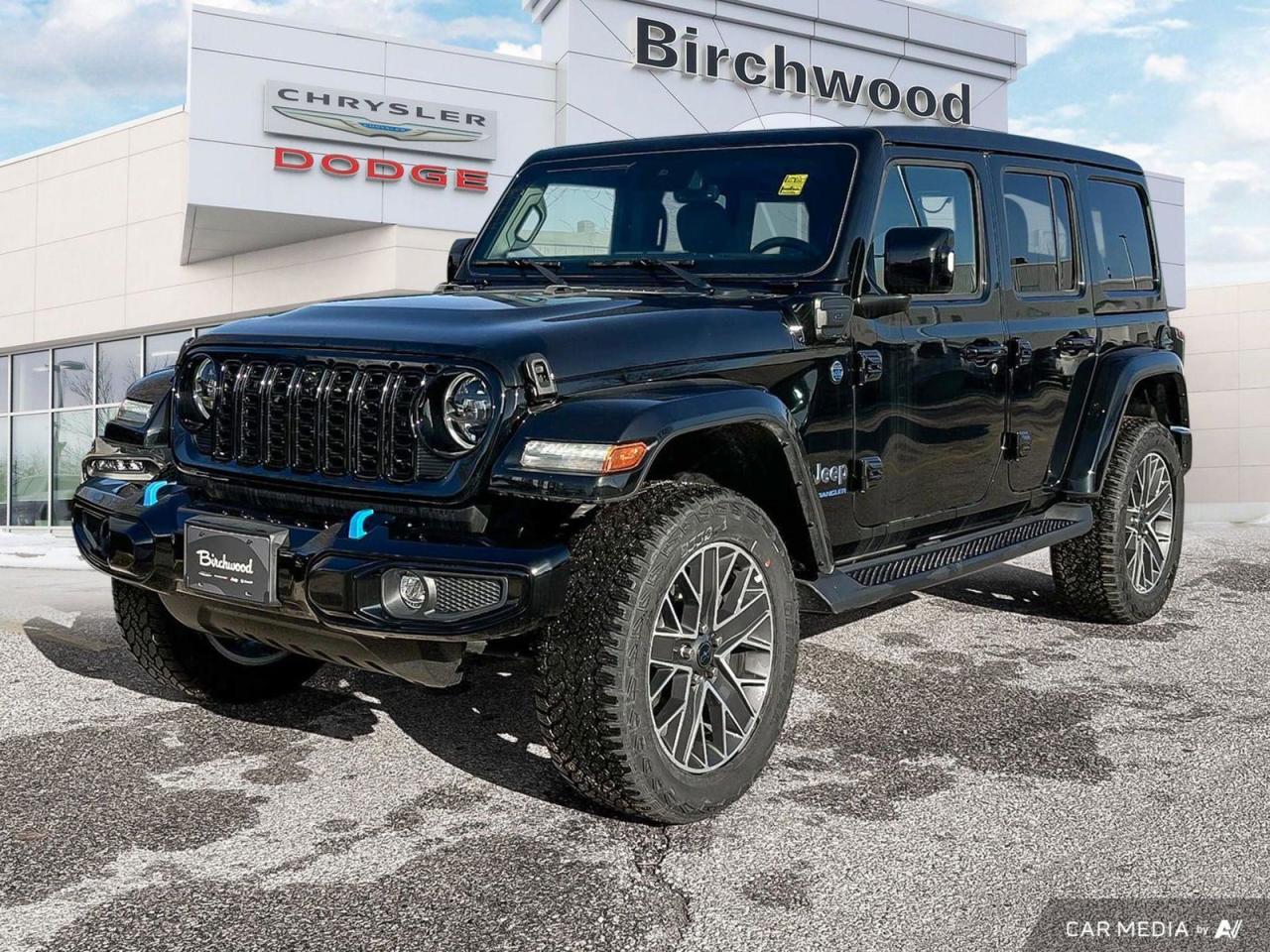 New 2024 Jeep Wrangler High Altitude PLUG IN HYBRID | Uconnect 5W with 12.3–inch display | Apple CarPlay capable for sale in Winnipeg, MB