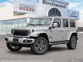 New 2024 Jeep Wrangler High Altitude Uconnect 5 NAV w/12.3–inch display SiriusXM w/ 360L on–demand content for sale in Winnipeg, MB