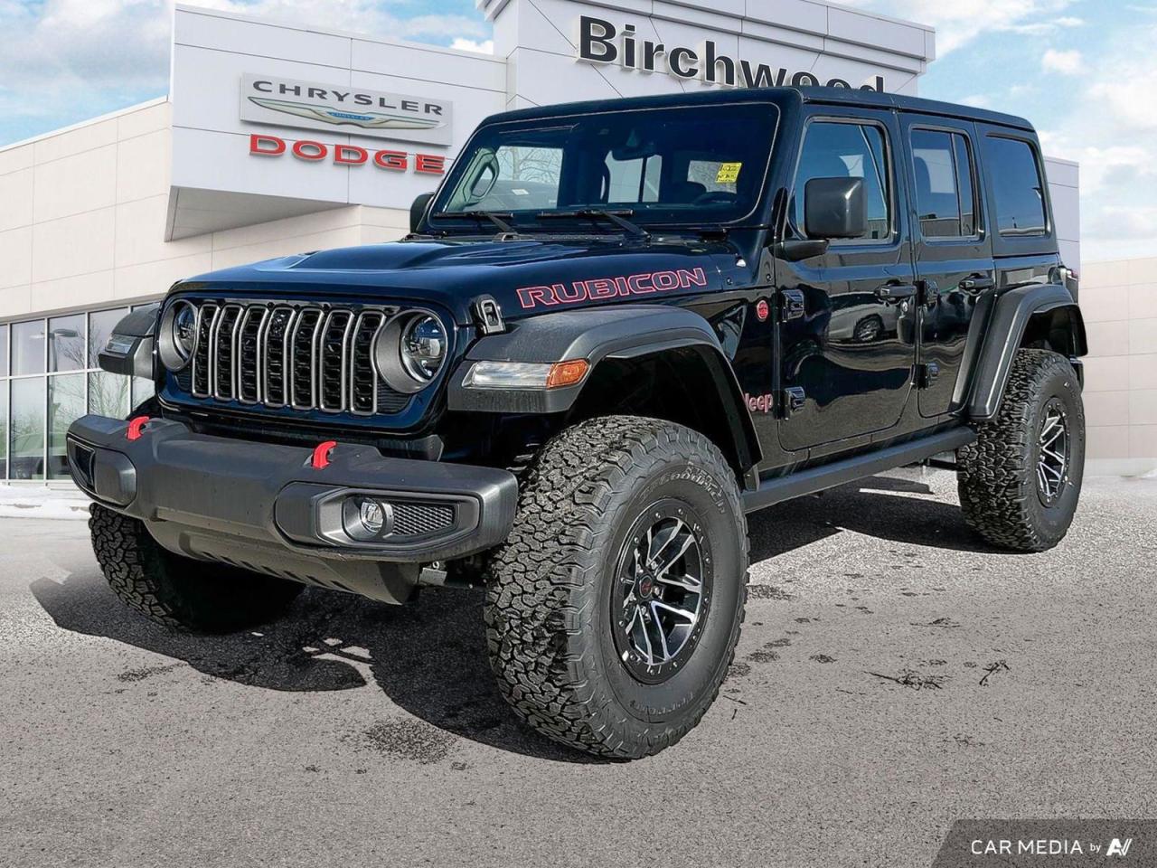 New 2024 Jeep Wrangler Rubicon Uconnect 5W with 12.3–inch display | Apple CarPlay capable for sale in Winnipeg, MB