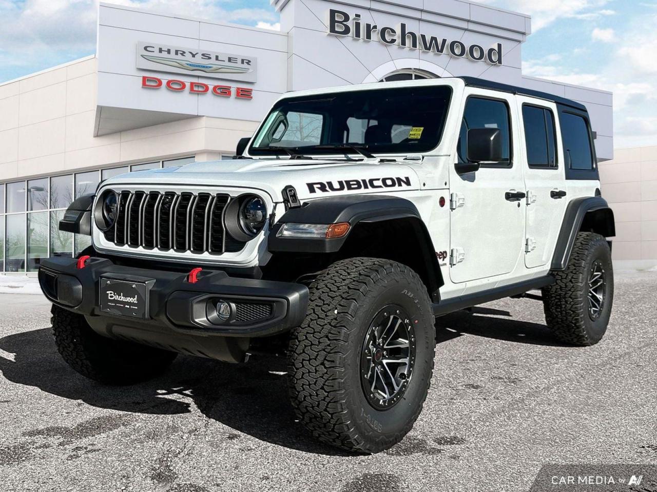 New 2024 Jeep Wrangler Rubicon Uconnect 5W with 12.3–inch display | Apple CarPlay capable for sale in Winnipeg, MB