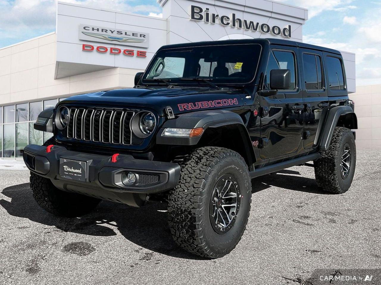 New 2024 Jeep Wrangler Rubicon X Uconnect 5W with 12.3–inch display | Apple CarPlay capable for sale in Winnipeg, MB