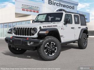 New 2024 Jeep Wrangler Rubicon Uconnect 5W with 12.3–inch display | Apple CarPlay capable for sale in Winnipeg, MB