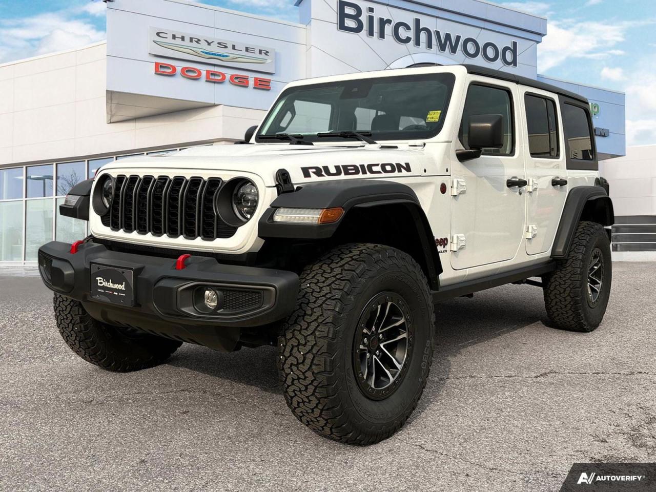 New 2024 Jeep Wrangler Rubicon Uconnect 5W with 12.3–inch display | Apple CarPlay capable for sale in Winnipeg, MB