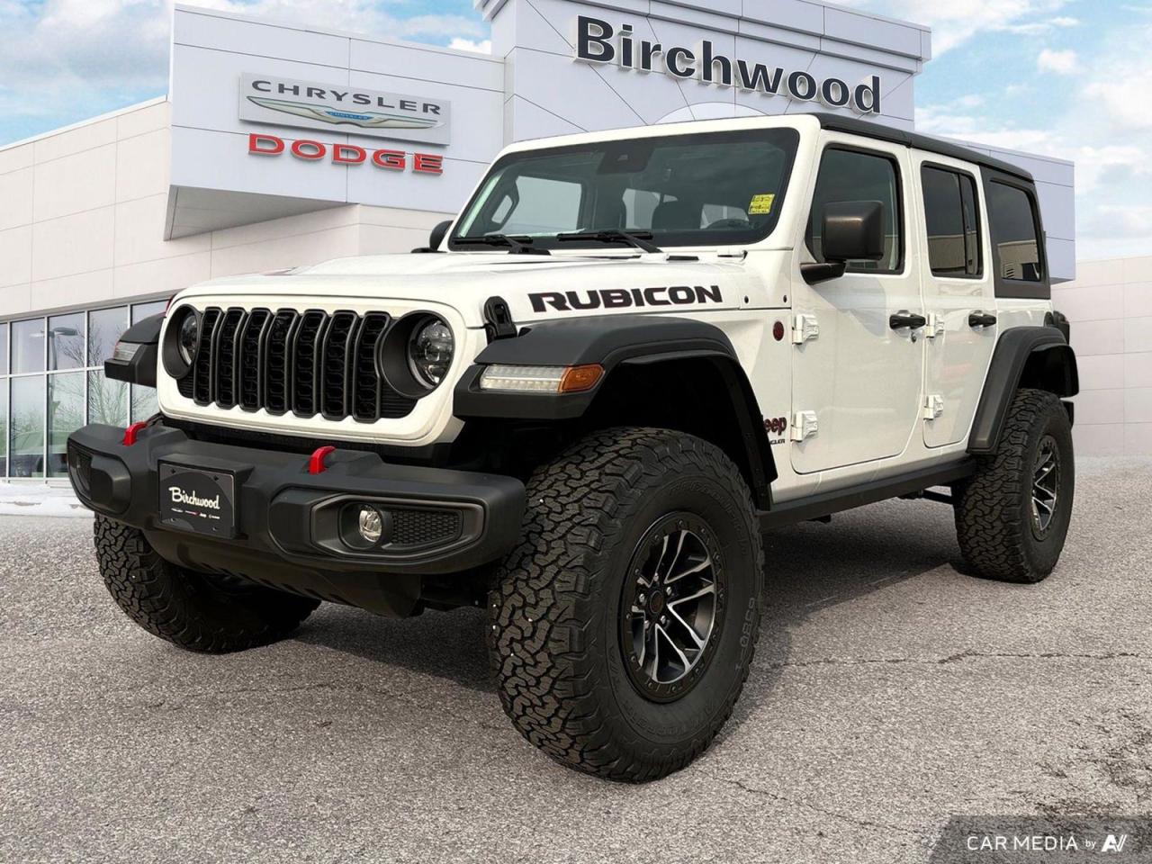 New 2024 Jeep Wrangler Rubicon Uconnect 5W with 12.3–inch display | Apple CarPlay capable for sale in Winnipeg, MB