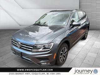 The 2021 Volkswagen Tiguan Comfortline emerges as a compelling choice for drivers prioritizing a blend of performance, comfort, and practicality in a crossover package. Bearing the Comfortline trim level, this model is equipped with a 4-cylinder 2.0L turbocharged engine, complemented by an 8-speed automatic transmission with Tiptronic for a smooth and responsive driving experience. With 62,900 KM on the odometer, its all-wheel-drive system, which will take you to the ends of the earth and back, enhances its versatility, ensuring reliable performance across various driving conditions.




Aesthetically, the Tiguan Comfortline is a visual treat with its sleek grey exterior paired with a sophisticated black interior, creating a refined ambiance that appeals to discerning tastes. The crossovers design is not just about looks; its also about functionality, offering a spacious cabin for five passengers and ensuring comfort with premium synthetic seats and a multitude of convenience features. These include climate control with multi-zone A/C, a power liftgate for easy access to the cargo area, and a power driver seat to find that perfect driving position. Safety and comfort are further enhanced by heated front seats, ideal for colder climates, and a comprehensive airbag system for peace of mind.




Technologically, this Tiguan is packed with modern features that cater to the needs of todays drivers. Key highlights include a user-friendly navigation system, a back-up camera, and smart device integration to keep you connected on the go. The inclusion of a blind spot monitor and both front and rear collision mitigation systems underscores Volkswagens commitment to safety, offering drivers additional layers of protection. For entertainment and convenience, the vehicle is equipped with satellite radio, Bluetooth connectivity, and a rain-sensing wipers system, ensuring a pleasant and hassle-free driving experience.

<p class=p1>___

<p class=p1>At Journey Volkswagen of Coquitlam, the quality of our service is important to us. We have a vast selection of new Volkswagen vehicles to offer, and a team of brand specialists who are happy to help you find the Volkswagen vehicle best suited to you.

<p class=p2>You can trust us at Journey Volkswagen of Coquitlam for all of your needs. Whether it is our Service Department or our Volkswagen Original Parts and Accessories Department, everything is made to ensure your satisfaction. We also offer a wide range of products and services that ensure the quality and reliability of your Volkswagen, and you will always be impressed by the quality of our work.

<p class=p2>At Journey Volkswagen of Coquitlam, we always strive to exceed the expectations of our customers. We are here for you and are ready to help at a moments notice. Come visit our team today.

<p style=line-height: normal; background-image: initial; background-position: initial; background-size: initial; background-repeat: initial; background-attachment: initial; background-origin: initial; background-clip: initial;><span> </span>

<p style=line-height: normal; background-image: initial; background-position: initial; background-size: initial; background-repeat: initial; background-attachment: initial; background-origin: initial; background-clip: initial;><span>Come visit <strong>Volkswagen of Coquitlam</strong> today at <strong>2555 Barnet Highway</strong> for the <strong>BEST VW EXPERIENCE</strong>. Or please call us at <strong>(604)–461–5000</strong> to speak with our VW Brand Specialists, they’ll be happy to assist you!</span>

<p style=line-height: normal; background-image: initial; background-position: initial; background-size: initial; background-repeat: initial; background-attachment: initial; background-origin: initial; background-clip: initial;><span> </span>

<p style=line-height: normal; background-image: initial; background-position: initial; background-size: initial; background-repeat: initial; background-attachment: initial; background-origin: initial; background-clip: initial;><span>Disclaimer: While we put our best effort into displaying accurate pricing information, errors do occur so please verify information with dealer.</span>

<p style=font-weight: 400;> 