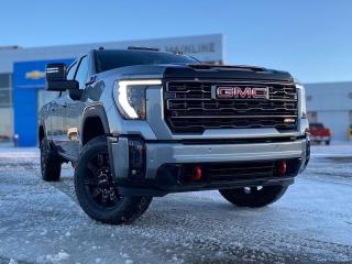 <br> <br> This immensely capable 2024 GMC 2500HD has everything youre looking for in a heavy-duty truck. <br> <br>This 2024 GMC 2500HD is highly configurable work truck that can haul a colossal amount of weight thanks to its potent drivetrain. This truck also offers amazing interior features that nestle occupants in comfort and luxury, with a great selection of tech features. For heavy-duty activities and even long-haul trips, the 2500HD is all the truck youll ever need.<br> <br> This sterling metallic sought after diesel Crew Cab 4X4 pickup has an automatic transmission and is powered by a 470HP 6.6L 8 Cylinder Engine.<br> <br> Our Sierra 2500HDs trim level is AT4. Get ready to shred with this Sierra HD AT4, complete with an off-road suspension package, skid plates, hill descent control, red recovery hooks, a spray on bedliner and a blacked-out front grille. This sweet truck also comes with leather cooled seats, power adjustable pedals with memory settings, a heavy-duty locking rear differential, signature LED lighting, a larger 8 inch touchscreen premium infotainment system with wireless Apple CarPlay, Android Auto and 4G LTE capability, stylish aluminum wheels, remote keyless entry and a remote engine start, a CornerStep rear bumper and cargo tie downs hooks with LED box lighting. Additionally, this truck also comes with a useful rear vision camera with hitch guidance, a leather wrapped steering wheel with audio controls, and a ProGrade trailering system with an integrated brake controller. This vehicle has been upgraded with the following features: Sunroof, Off-road Package, Multi-pro Tailgate, Cooled Seats. <br><br> <br/><br>Contact our Sales Department today by: <br><br>Phone: 1 (306) 882-2691 <br><br>Text: 1-306-800-5376 <br><br>- Want to trade your vehicle? Make the drive and well have it professionally appraised, for FREE! <br><br>- Financing available! Onsite credit specialists on hand to serve you! <br><br>- Apply online for financing! <br><br>- Professional, courteous, and friendly staff are ready to help you get into your dream ride! <br><br>- Call today to book your test drive! <br><br>- HUGE selection of new GMC, Buick and Chevy Vehicles! <br><br>- Fully equipped service shop with GM certified technicians <br><br>- Full Service Quick Lube Bay! Drive up. Drive in. Drive out! <br><br>- Best Oil Change in Saskatchewan! <br><br>- Oil changes for all makes and models including GMC, Buick, Chevrolet, Ford, Dodge, Ram, Kia, Toyota, Hyundai, Honda, Chrysler, Jeep, Audi, BMW, and more! <br><br>- Rosetowns ONLY Quick Lube Oil Change! <br><br>- 24/7 Touchless car wash <br><br>- Fully stocked parts department featuring a large line of in-stock winter tires! <br> <br><br><br>Rosetown Mainline Motor Products, also known as Mainline Motors is the ORIGINAL King Of Trucks, featuring Chevy Silverado, GMC Sierra, Buick Enclave, Chevy Traverse, Chevy Equinox, Chevy Cruze, GMC Acadia, GMC Terrain, and pre-owned Chevy, GMC, Buick, Ford, Dodge, Ram, and more, proudly serving Saskatchewan. As part of the Mainline Automotive Group of Dealerships in Western Canada, we are also committed to servicing customers anywhere in Western Canada! We have a huge selection of cars, trucks, and crossover SUVs, so if youre looking for your next new GMC, Buick, Chevrolet or any brand on a used vehicle, dont hesitate to contact us online, give us a call at 1 (306) 882-2691 or swing by our dealership at 506 Hyw 7 W in Rosetown, Saskatchewan. We look forward to getting you rolling in your next new or used vehicle! <br> <br><br><br>* Vehicles may not be exactly as shown. Contact dealer for specific model photos. Pricing and availability subject to change. All pricing is cash price including fees. Taxes to be paid by the purchaser. While great effort is made to ensure the accuracy of the information on this site, errors do occur so please verify information with a customer service rep. This is easily done by calling us at 1 (306) 882-2691 or by visiting us at the dealership. <br><br> Come by and check out our fleet of 50+ used cars and trucks and 130+ new cars and trucks for sale in Rosetown. o~o