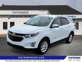 Awards:* JD Power Canada Initial Quality Study New Price! Odometer is 27039 kilometers below market average! White 2019 Chevrolet Equinox LT 1LT FWD 6-Speed Automatic Electronic with Overdrive 1.5L DOHC17 Aluminum Wheels, 8-Way Power Driver Seat Adjuster, Apple CarPlay/Android Auto, Heated door mirrors, Heated Driver & Front Passenger Seats, Remote keyless entry.Certified. GM Certified Details:* Current students, recent graduates and full/part-time students eligible for $500 student bonus offer on the purchase of an eligible certified pre-owned vehicle. Offer valid from January 4, 2023 - January 2, 2024. Certified PRE-OWNED OFFERS FOR CANADIAN NEWCOMERS. To make Canada feel more like home, were offering $500 off any eligible Certified Pre-Owned Chevrolet, Buick or GMC vehicle as a welcoming gift. Free 3-month SiriusXM Trial. 1-month OnStar Trial. GM Owner Centre and Mobile App* Exchange policy is 30 days or 2,500 kilometres, whichever comes first* 4.99% Financing for 24 Months On Eligible Certified Pre-Owned Models 24 Months - 4.99% 36 Months - 6.49% 48 Months - 6.49% 60 Months - 6.99% 72 Months - 6.99% 84 Months - 6.99%* 150+ Point Inspection* 3 months or 5,000 kilometres (whichever comes first) which can be extended or upgraded to an even more comprehensive Certified Pre-Owned Vehicle Protection Plan* 24/7 roadside assistance for 3 months or 5,000 km (whichever comes first)