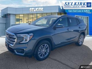 <b>Leather Seats,  Heated Steering Wheel,  Power Liftgate,  Heated Seats,  Apple CarPlay!</b><br> <br> <br> <br>  This 2024 Terrain is an exceptionally capable SUV ready to take on your urban demands. <br> <br>From endless details that drastically improve this SUVs usability, to striking style and amazing capability, this 2024 Terrain is exactly what you expect from a GMC SUV. The interior has a clean design, with upscale materials like soft-touch surfaces and premium trim. You cant go wrong with this SUV for all your family hauling needs.<br> <br> This downpour metallic SUV  has a 9 speed automatic transmission and is powered by a  175HP 1.5L 4 Cylinder Engine.<br> <br> Our Terrains trim level is SLT. Stepping up to this loaded Terrain SLT is a great choice as it comes loaded with leather front seats with memory settings, a large colour touchscreen infotainment system featuring wireless Apple CarPlay, Android Auto and SiriusXM plus its also 4G LTE hotspot capable. This Terrain SLT also includes a power rear liftgate, stylish aluminum wheels, a leather-wrapped steering wheel, Teen Driver technology, a remote engine starter, an HD rear vision camera, lane keep assist with lane departure warning, forward collision alert, LED signature lighting, StabiliTrak with hill descent control, power driver and passenger seats and a 60/40 split-folding rear seat to make hauling large items a breeze. This vehicle has been upgraded with the following features: Leather Seats,  Heated Steering Wheel,  Power Liftgate,  Heated Seats,  Apple Carplay,  Android Auto,  Remote Start. <br><br> <br>To apply right now for financing use this link : <a href=https://www.selkirkchevrolet.com/pre-qualify-for-financing/ target=_blank>https://www.selkirkchevrolet.com/pre-qualify-for-financing/</a><br><br> <br/>    Incentives expire 2024-04-30.  See dealer for details. <br> <br>Selkirk Chevrolet Buick GMC Ltd carries an impressive selection of new and pre-owned cars, crossovers and SUVs. No matter what vehicle you might have in mind, weve got the perfect fit for you. If youre looking to lease your next vehicle or finance it, we have competitive specials for you. We also have an extensive collection of quality pre-owned and certified vehicles at affordable prices. Winnipeg GMC, Chevrolet and Buick shoppers can visit us in Selkirk for all their automotive needs today! We are located at 1010 MANITOBA AVE SELKIRK, MB R1A 3T7 or via phone at 204-482-1010.<br> Come by and check out our fleet of 80+ used cars and trucks and 210+ new cars and trucks for sale in Selkirk.  o~o