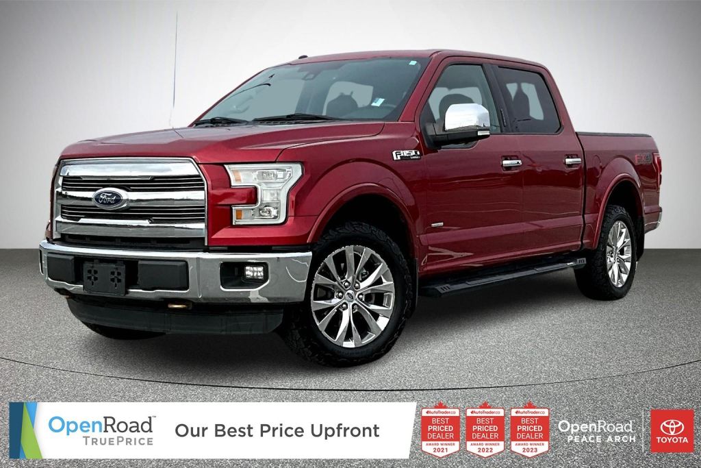 Used 2016 Ford F-150 4x4 - Supercrew Lariat - 145 WB for Sale in Surrey, British Columbia