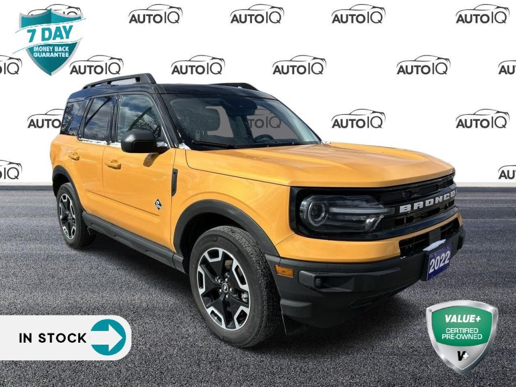 Used 2022 Ford Bronco Sport Outer Banks Adaptive Cruise Blind Spot Detection Lane Keep Assist Rear Parking Sensors Remote Start He for Sale in St. Thomas, Ontario