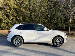 <p>2014 AUDI Q5 QUATTRO 2.0 LITRE KOMFORT - ALL WHEEL DRIVE</p><p>ONLY 127,186KMS & $10,990.00!!</p><p>LOCAL VEHICLE-NON SMOKER!!</p><p><span style=font-size: 1em;>FULLY EQUIPPED INCLUDING ALL-WHEEL-DRIVE, AUTOMATIC TRANSMISSION, AMAZING PREMIUM SOUND SYSTEM! PWR. “HEATED” LEATHER SEATS, AIR CONDITIONING, CRUISE CONTROL, PM, PS, PB, PDL, POWER TAILGATE, ALLOY WHEELS, FOG LIGHTS, AND MUCH MORE! TO MUCH TO LIST!!</span></p><p> </p><p>THE FOLLOWING FEATURES LISTED BELOW ARE ALL INCLUDED IN THE SELLING PRICE:</p><p> </p><p>-ORIGINAL OWNETS MANUALS AND BOOKS</p><p>-2 KEYS</p><p>-FREE CARFAX REPORT LINK BELOW</p><p><a href=https://vhr.carfax.ca/?id=a+inKQ9G7/FesJKH/Lumyhu0Uy8BscNt>https://vhr.carfax.ca/?id=a+inKQ9G7/FesJKH/Lumyhu0Uy8BscNt</a></p><p>***PLEASE FEEL FREE TO BRING ALONG YOUR PERSONAL TECHNICIAN TO PERFORM A PRE-PURCHASE INSPECTION AND TEST DRIVE , PRIOR TO PURCHASE.</p><p>***YOU CERTIFY,......AND YOU SAVE $$$</p><p>AT THIS PRICE, THE AUDI A5 QUATRO PREMIUM PLUS IS BEING SOLD AS IS - AS TRADE IN (NOT CERTIFIED): “This vehicle is being sold “as is,” unfit, not e-tested and is not represented as being in road worthy condition, mechanically sound or maintained at any guaranteed level of quality. The vehicle may not be fit for use as a means of transportation and may require substantial repairs at the purchaser’s expense. It may not be possible to register the vehicle to be driven in its current condition.”</p><p>HST, LICENCE FEE AND OMVIC FEE ($10.00) ARE EXTRA.</p><p>NO OTHER (HIDDEN) FEES EVER!</p><p>PLEASE CALL 416-274-AUTO (2886) TO SCHEDULE AN APPOINTMENT, PRIOR TO ARRIVING, IN ORDER TO ENSURE VEHICLE AVAILABILITY.</p><p> </p><p>RICHSTONE FINE CARS INC.</p><p>855 ALNESS STREET, UNIT 17</p><p>TORONTO, ONTARIO</p><p>M3J 2X3</p><p>416-274-AUTO (2886)</p><p> </p><p>WE ARE AN OMVIC CERTIFIED DEALER AND PROUD MEMBER OF THE UCDA (USED CAR DEALERS ASSOCIATION).</p><p>SERVING THE TORONTO/GTA AND CANADA SINCE 2000!! WE CAN ALSO ASSIST WITH OUT OF PROVINCE PURCHASES.</p><p> </p><p>VEHICLE OPTIONS:</p><p>LEATHER - HEATED POWER SEATS</p><p>ALL-WHEEL-DRIVE-QUATTRO MODEL</p><p>AMAZING SOUND SYSTEM</p><p>AIR CONDITIONING</p><p>POWER TAILGATE</p><p>Power locks</p><p>Power mirrors</p><p>Power steering</p><p>Remote keyless entry</p><p>TINTED WINDOWS </p><p>Tilt wheel</p><p>Power windows</p><p>Rear window defroster</p><p>Tinted glass</p><p>CD player</p><p>Premium audio</p><p>POWER Bucket seats (DRIVER & PASSENGER)</p><p>Heated seats</p><p>PREMIUM ALLOY RIMS</p><p>Power seats</p><p>Airbag: driver</p><p>Airbag: passenger</p><p>Alarm</p><p>Anti-lock brakes</p><p>Fog lights</p><p>Traction control</p>