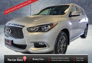 Used 2016 Infiniti QX60 AWD Premium| Leather Sunroof, 7 SEATS No Accidents for sale in Winnipeg, MB