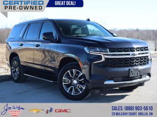 Odometer is 5125 kilometers below market average!

Blue 2022 Chevrolet Tahoe LS 4D Sport Utility 4WD
10-Speed Automatic with Overdrive EcoTec3 5.3L V8


Did this vehicle catch your eye? Book your VIP test drive with one of our Sales and Leasing Consultants to come see it in person.

Remember no hidden fees or surprises at Jim Wilson Chevrolet. We advertise all in pricing meaning all you pay above the price is tax and cost of licensing.