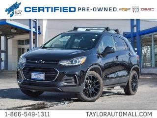 <b>Low Mileage, Remote Start,  Apple CarPlay,  Android Auto,  Aluminum Wheels,  Steering Wheel Audio Control!</b><br> <br>    This Chevy Trax is a top choice if youre in the market for a versatile, efficient and compact crossover. This  2021 Chevrolet Trax is fresh on our lot in Kingston. <br> <br>The Chevy Trax is a small SUV thats larger than life. This Trax brings good looks and street smarts together in a vehicle built for active city life. Athletic and contemporary styling helps you make an entrance wherever you go and its comfortable interior takes the edge off the daily commute by adding a little more fun to every trip. This low mileage  SUV has just 21,435 kms. Its  nice in colour  . It has an automatic transmission and is powered by a  smooth engine.  This unit has some remaining factory warranty for added peace of mind. <br> <br> Our Traxs trim level is LT. Upgrading to this Trax LT brings your SUV to the next level as it comes very well equipped with a remote engine start, signature LED accents lights, air conditioning, cruise control, aluminum wheels, a color touchscreen featuring Apple CarPlay and Android Auto, 4G WiFi capability, StabiliTrak electronic stability control, power adjustable side mirrors, a 60/40 split folding rear bench seat, Chevrolet Connected Access, flat folding front passenger seat, a rear view camera, remote keyless entry and steering wheel mounted audio controls. This vehicle has been upgraded with the following features: Remote Start,  Apple Carplay,  Android Auto,  Aluminum Wheels,  Steering Wheel Audio Control,  4g Wifi,  Remote Keyless Entry. <br> <br>To apply right now for financing use this link : <a href=https://www.taylorautomall.com/finance/apply-for-financing/ target=_blank>https://www.taylorautomall.com/finance/apply-for-financing/</a><br><br> <br/><br> Buy this vehicle now for the lowest bi-weekly payment of <b>$188.74</b> with $0 down for 96 months @ 9.99% APR O.A.C. ( Plus applicable taxes -  Plus applicable fees   / Total Obligation of $39258  ).  See dealer for details. <br> <br>For more information, please call any of our knowledgeable used vehicle staff at (613) 549-1311!<br><br> Come by and check out our fleet of 100+ used cars and trucks and 170+ new cars and trucks for sale in Kingston.  o~o