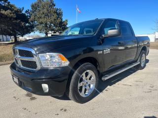<p>2016 RAM 1500 CREW CAB</p><p>118000KM</p><p>5.7L V8 HEMI ENGINE</p><p>AUTOMATIC</p><p>4X4</p><p>20” WHEELS</p><p>6 PASSENGER</p><p> </p><p>$19995 CERTIFIED + TAX</p><p>FINANCING AND WARRANTY AVAILABLE ON APPROVED CREDIT</p><p>EAGLE AUTO SALES</p><p>519-998-3156</p><p>VIEWING BY APPOINTMENT, PLEASE CALL AHEAD</p>