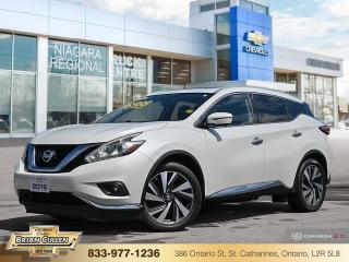 Used 2016 Nissan Murano Platinum for sale in St Catharines, ON