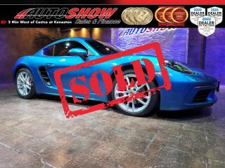 Used 2017 Porsche 718 Cayman S - 350HP, AC Seats, Nav, Sport Chrono Pkg, 3M PPF! for sale in Winnipeg, MB