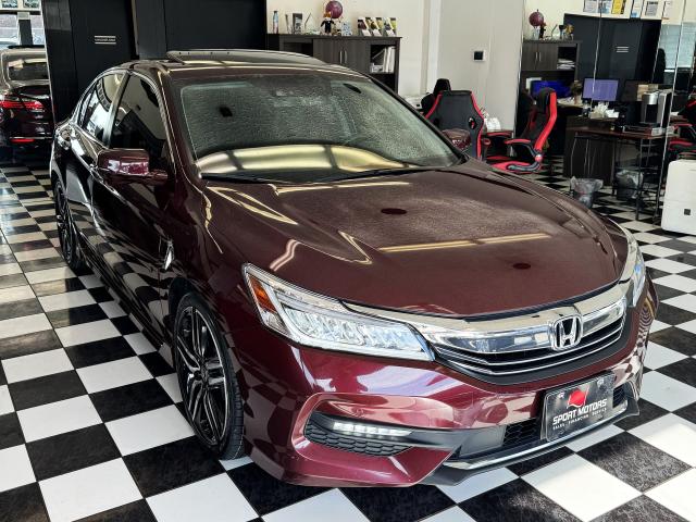 2016 Honda Accord Touring+New Tires+LEDs+Roof+ApplePlay+CLEAN CARFAX Photo5