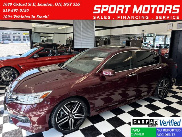 2016 Honda Accord Touring+New Tires+LEDs+Roof+ApplePlay+CLEAN CARFAX