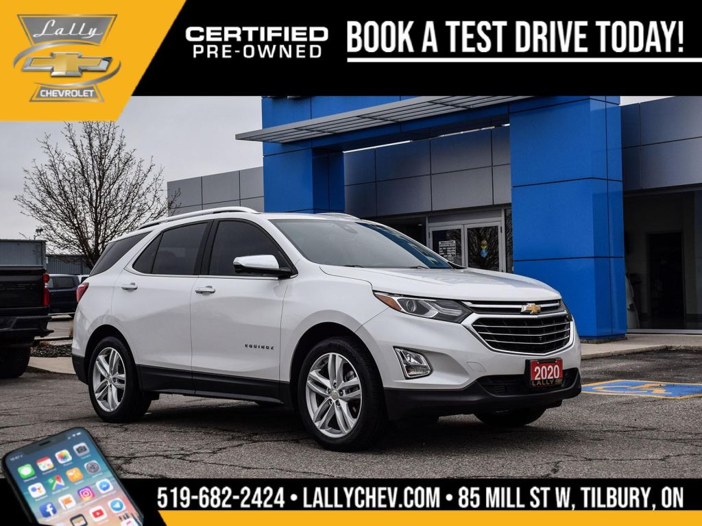 Used 2020 Chevrolet Equinox Premier PREMIER , 4D SPORT UTILITY , AWD, BACK UP CAMERA for Sale in Tilbury, Ontario