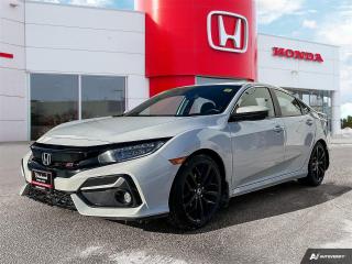 Used 2020 Honda Civic SI Local | 6-Speed-Manual for sale in Winnipeg, MB