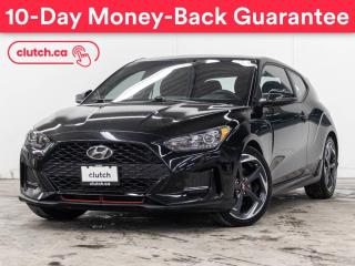 Used 2019 Hyundai Veloster Turbo w/ Apple CarPlay & Android Auto, Cruise Control, A/C for sale in Toronto, ON