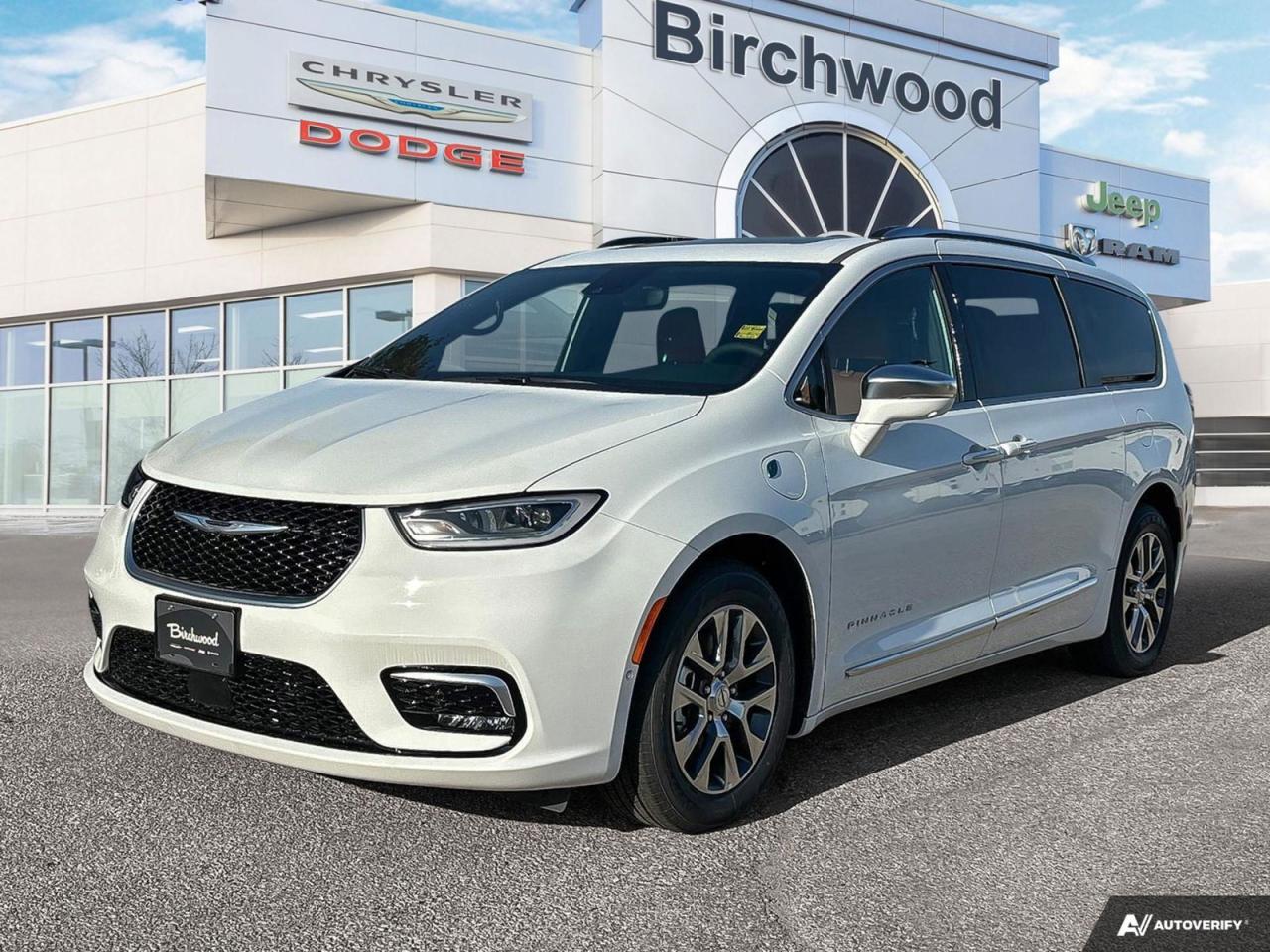 New 2024 Chrysler Pacifica Hybrid Pinnacle Safety meets economy! for sale in Winnipeg, MB