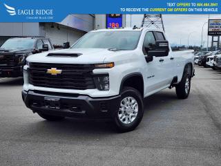 New 2024 Chevrolet Silverado 3500HD Work Truck 4x4, Lane departure warning, Automatic emergency break, Tire pressure monitoring system, for sale in Coquitlam, BC