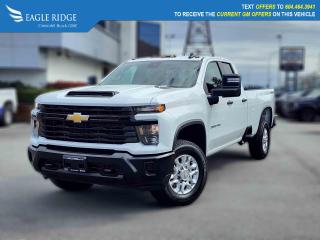 New 2024 Chevrolet Silverado 3500HD Work Truck 4x4, Cruise Control, Driving information Centre, Automatic emergency break, for sale in Coquitlam, BC