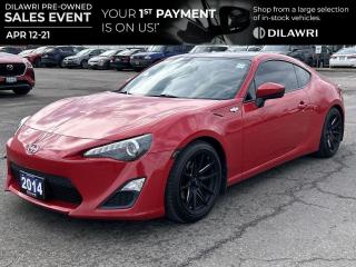Used 2014 Scion FR-S 6sp BUCKET SEATS|DILAWRI CERTIFIED|CLEAN CARFAX / for sale in Mississauga, ON