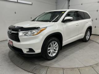 Used 2015 Toyota Highlander AWD | 8-PASS | REAR CAM | ALLOYS | BLUETOOTH for sale in Ottawa, ON